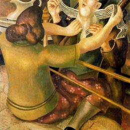 《扣衣领》斯坦利·斯宾塞(Stanley Spencer)高清作品欣赏