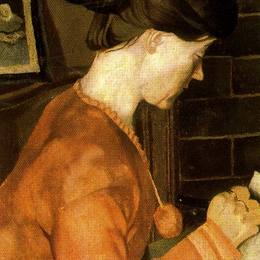 斯坦利·斯宾塞(Stanley Spencer)高清作品:Mrs. C.P. Grant