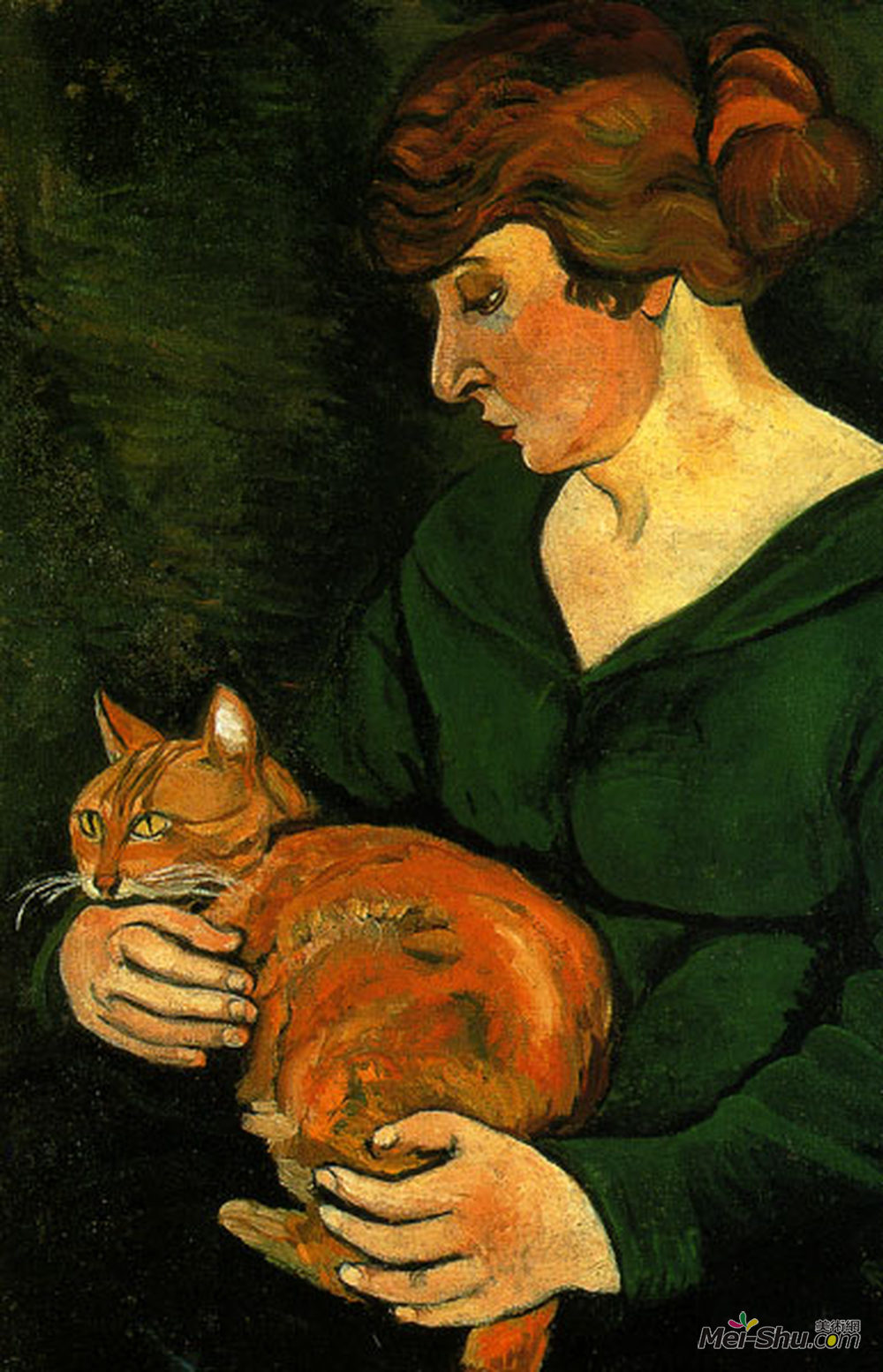 suzanne valadon蘇珊娜·瓦拉東油畫8951《路易森和拉米歐》蘇珊娜