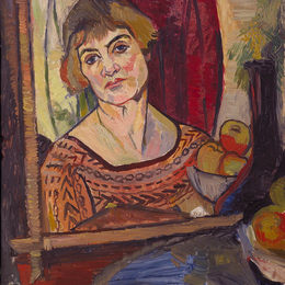 《自画像》苏珊娜·瓦拉东(Suzanne Valadon)高清作品欣赏