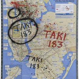 《纽约市地铁地图》迪米特里奥斯(TAKI 183)高清作品欣赏