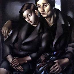 《流亡者》塔玛拉·德·蓝碧嘉(Tamara de Lempicka)高清作品欣赏