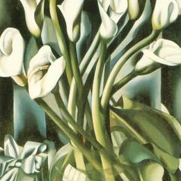 《马蹄莲莉莉丝》塔玛拉·德·蓝碧嘉(Tamara de Lempicka)高清作品欣赏