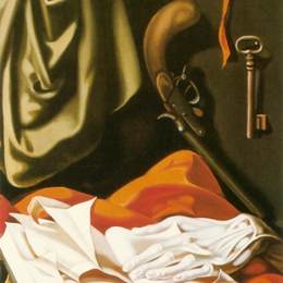 《钥匙与手》塔玛拉·德·蓝碧嘉(Tamara de Lempicka)高清作品欣赏