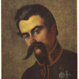 塔拉斯·舍甫琴科(Taras Shevchenko)高清作品:Portrait of Y. F. Rudzinsky