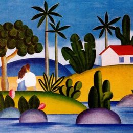 阿马拉儿(Tarsila do Amaral)高清作品:Idílio