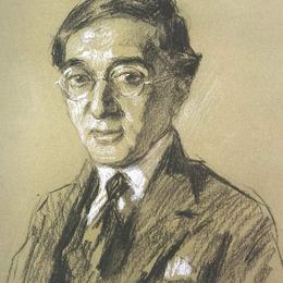 塔利亚弗洛拉 - 卡拉维亚(Thalia Flora-Karavia)高清作品:Portrait of poet K.P. Cavafy