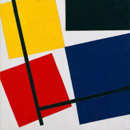 《同时计数合成法。》特奥·凡·杜斯伯格(Theo van Doesburg)高清作品欣赏