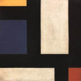 《计数器组成的四》特奥·凡·杜斯伯格(Theo van Doesburg)高清作品欣赏
