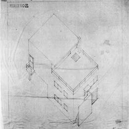 《默冬住宅轴测图》特奥·凡·杜斯伯格(Theo van Doesburg)高清作品欣赏