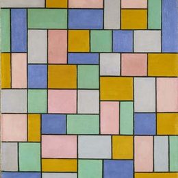 《不协和成分》特奥·凡·杜斯伯格(Theo van Doesburg)高清作品欣赏