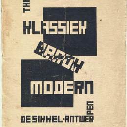 《“古典、现代、巴洛克和”的封面；》特奥·凡·杜斯伯格(Theo van Doesburg)高清作品欣赏