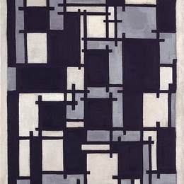 特奥·凡·杜斯伯格(Theo van Doesburg)高清作品:Composition X