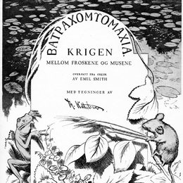 《青蛙与老鼠之间的战争01》蒂奥多·吉特尔森(Theodor Severin Kittelsen)高清作品欣赏