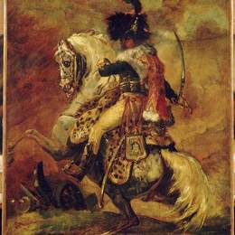 《猎犬官研究》泰奥多尔·席里柯(Theodore Gericault)高清作品欣赏