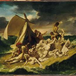 《美杜莎木筏研究》泰奥多尔·席里柯(Theodore Gericault)高清作品欣赏