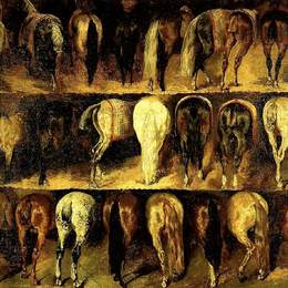 《臀部》泰奥多尔·席里柯(Theodore Gericault)高清作品欣赏