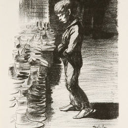 《Propos Des Bottes》索菲尔·史坦林(Theophile Steinlen)高清作品欣赏