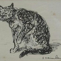 《猫比诺什》索菲尔·史坦林(Theophile Steinlen)高清作品欣赏