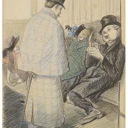《绅士》索菲尔·史坦林(Theophile Steinlen)高清作品欣赏