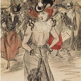 《色茧》索菲尔·史坦林(Theophile Steinlen)高清作品欣赏