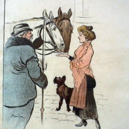 《无辜》索菲尔·史坦林(Theophile Steinlen)高清作品欣赏