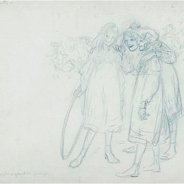 《犹太无辜者》索菲尔·史坦林(Theophile Steinlen)高清作品欣赏