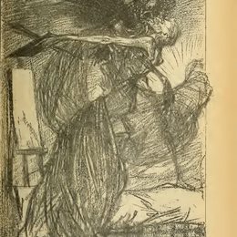 《痛苦的艺术家》索菲尔·史坦林(Theophile Steinlen)高清作品欣赏