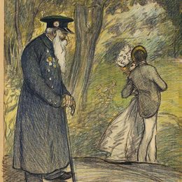《洛美》索菲尔·史坦林(Theophile Steinlen)高清作品欣赏