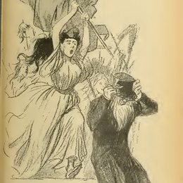 《自由女神》索菲尔·史坦林(Theophile Steinlen)高清作品欣赏