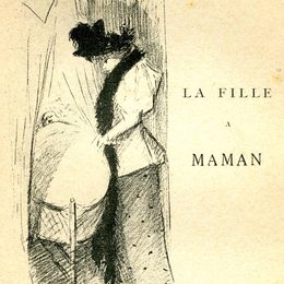 《一个妈妈》索菲尔·史坦林(Theophile Steinlen)高清作品欣赏