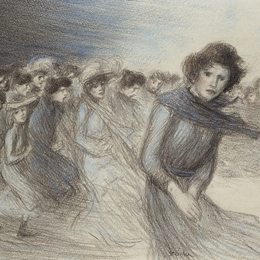 《无产者》索菲尔·史坦林(Theophile Steinlen)高清作品欣赏