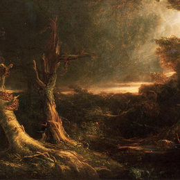 《荒野中的龙卷风》托马斯·科尔(Thomas Cole)高清作品欣赏
