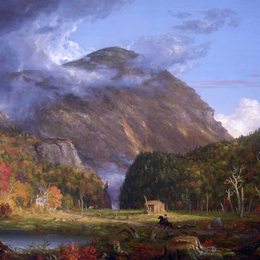 《山岳的景色被称为白色的凹痕。》托马斯·科尔(Thomas Cole)高清作品欣赏