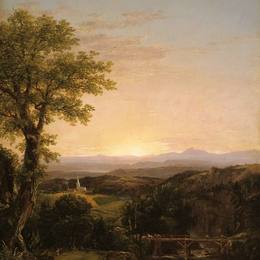 《新英格兰风光》托马斯·科尔(Thomas Cole)高清作品欣赏