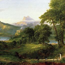 《阿卡迪亚牧区》托马斯·科尔(Thomas Cole)高清作品欣赏