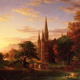 《归来》托马斯·科尔(Thomas Cole)高清作品欣赏