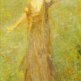 《六月》托马斯·杜因(Thomas Dewing)高清作品欣赏