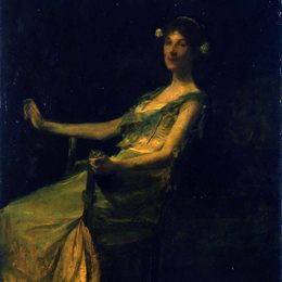 《蒙特雷》托马斯·杜因(Thomas Dewing)高清作品欣赏