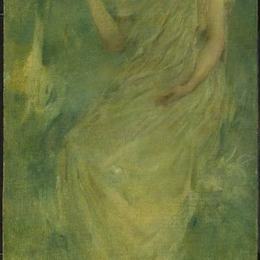 《音乐》托马斯·杜因(Thomas Dewing)高清作品欣赏