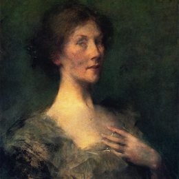 《淑女画像》托马斯·杜因(Thomas Dewing)高清作品欣赏