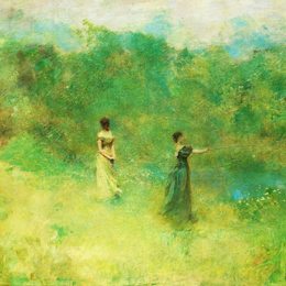 《夏天》托马斯·杜因(Thomas Dewing)高清作品欣赏