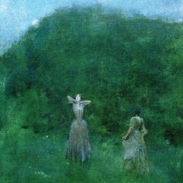 《夏天》托马斯·杜因(Thomas Dewing)高清作品欣赏