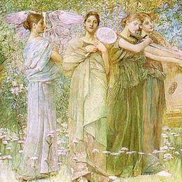 《日子》托马斯·杜因(Thomas Dewing)高清作品欣赏
