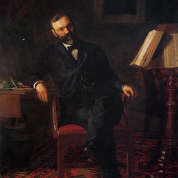 托马斯·伊肯斯(Thomas Eakins)高清作品:Dr John H Brinton