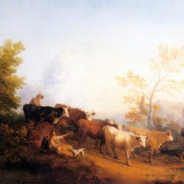 《返校》托马斯·庚斯博罗(Thomas Gainsborough)高清作品欣赏
