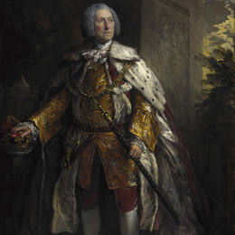 《约翰·坎贝尔，第二代阿盖尔公爵》托马斯·庚斯博罗(Thomas Gainsborough)高清作品欣赏