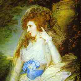《玛丽小姐，打.》托马斯·庚斯博罗(Thomas Gainsborough)高清作品欣赏