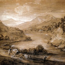 《山川山水》托马斯·庚斯博罗(Thomas Gainsborough)高清作品欣赏