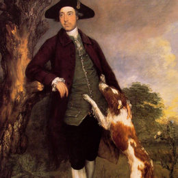 托马斯·庚斯博罗(Thomas Gainsborough)高清作品:Portrait of George Venables Vernon, 2nd Lord Vernon